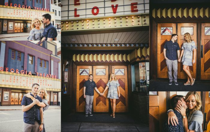 AtlantaWeddingPhotographers Athens Engagement Session Georgia Theater